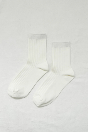 LE BON SHOPPE HER MC SOCKS CLASSIC WHITE