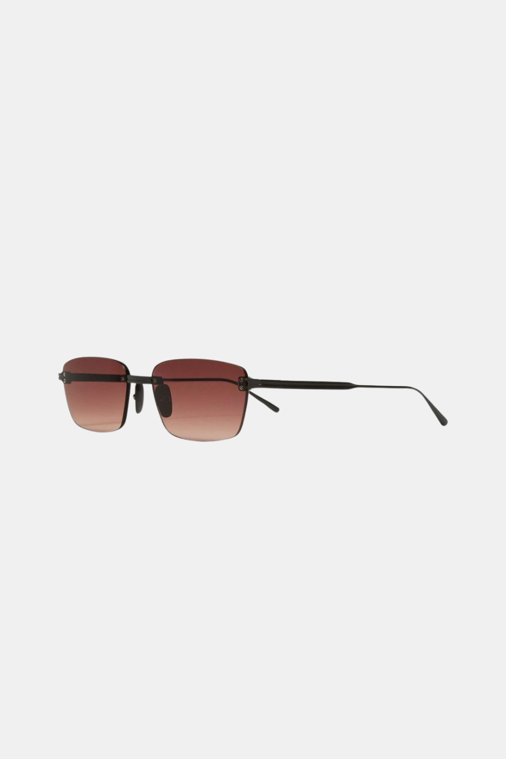 CHIMI EYEWEAR RIMLESS CUBIC SUNGLASSES GRADIENT RED