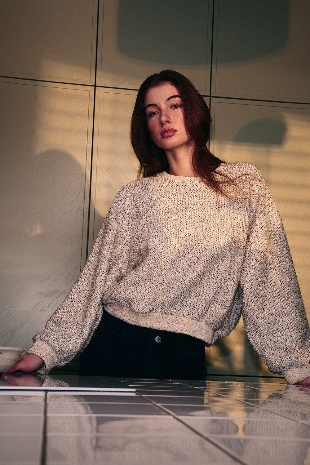 OTHERSIDE SWEATSHIRT ECRU