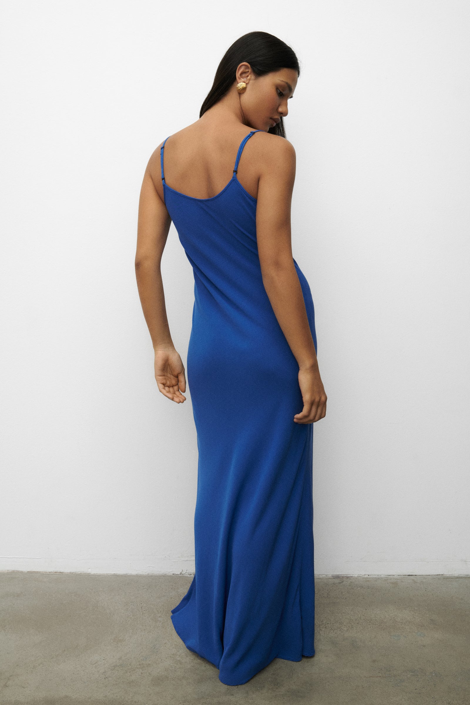 GOSSIP DRESS BLUE