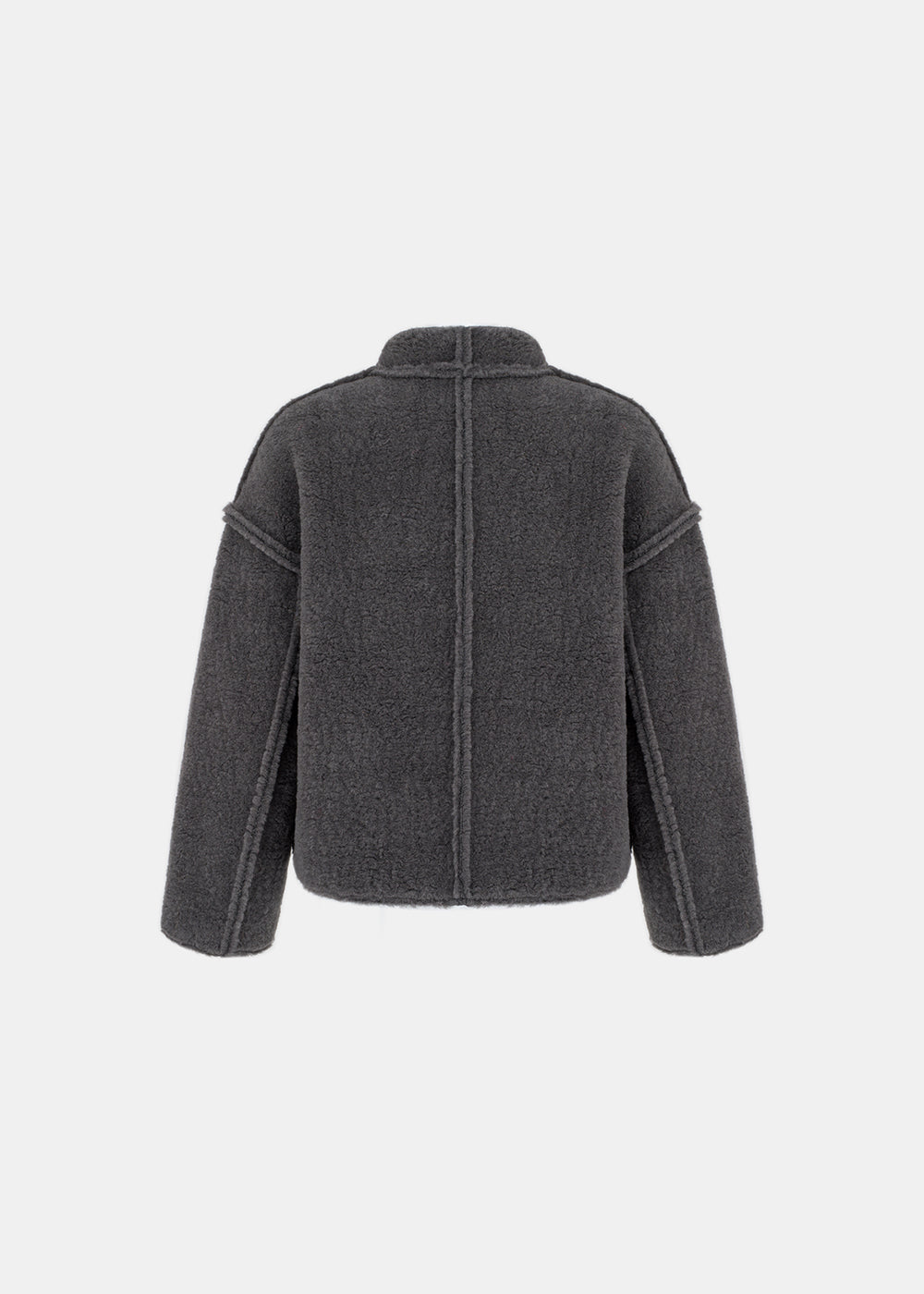 TEO WOOLEN JACKET GRAPHITE