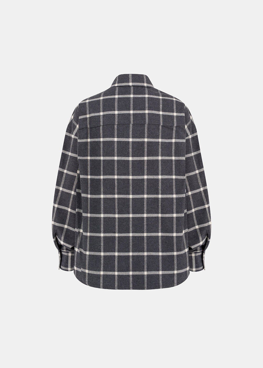 ROSEMARY FLANNEL SHIRT GRAPHITE