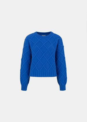 VOILA WOOLEN SWEATER BLUE