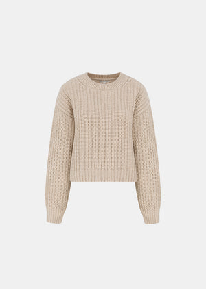 ONCE WOOLEN SWEATER BEIGE