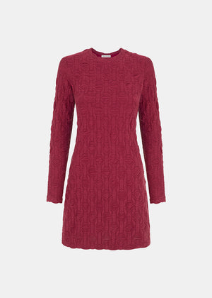 PHILO DRESS BURGUNDY