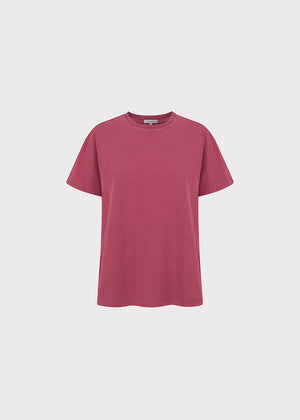 BAY WASHED T-SHIRT BURGUNDY