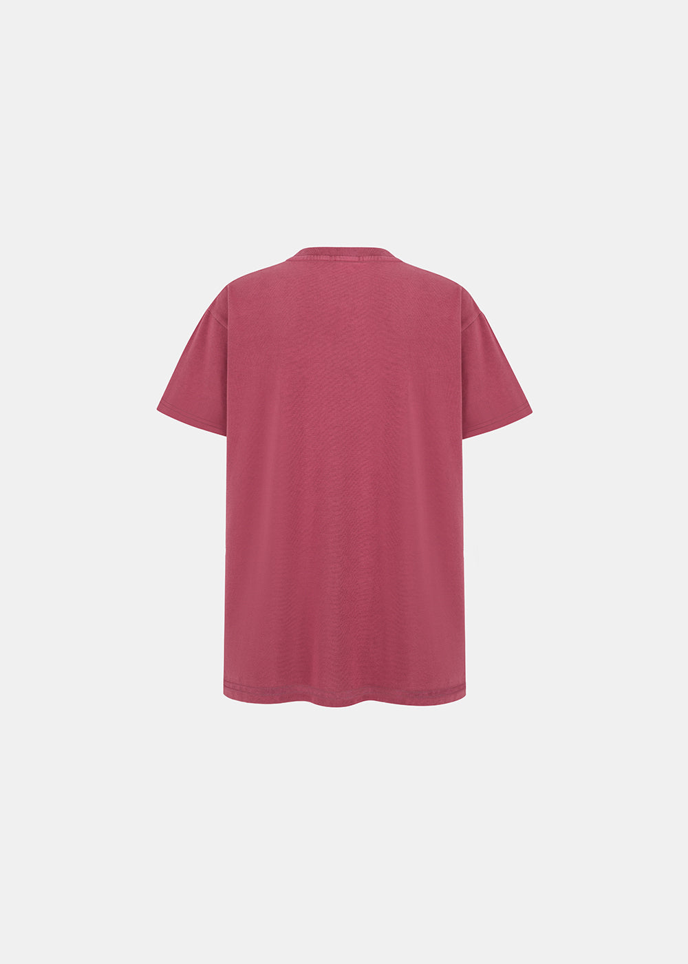 BAY WASHED T-SHIRT BURGUNDY