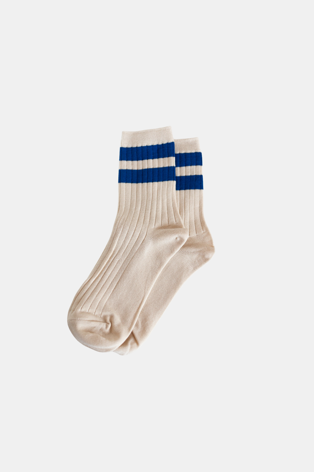 LE BON SHOPPE HER VARSITY SOCKS AZURE