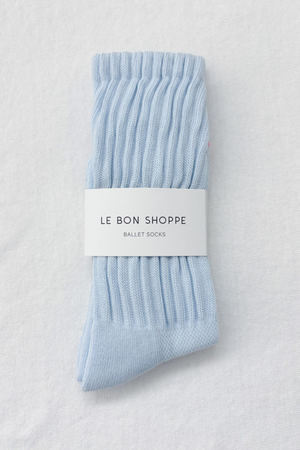 LE BON SHOPPE BALLET SOCKS BABY BLUE