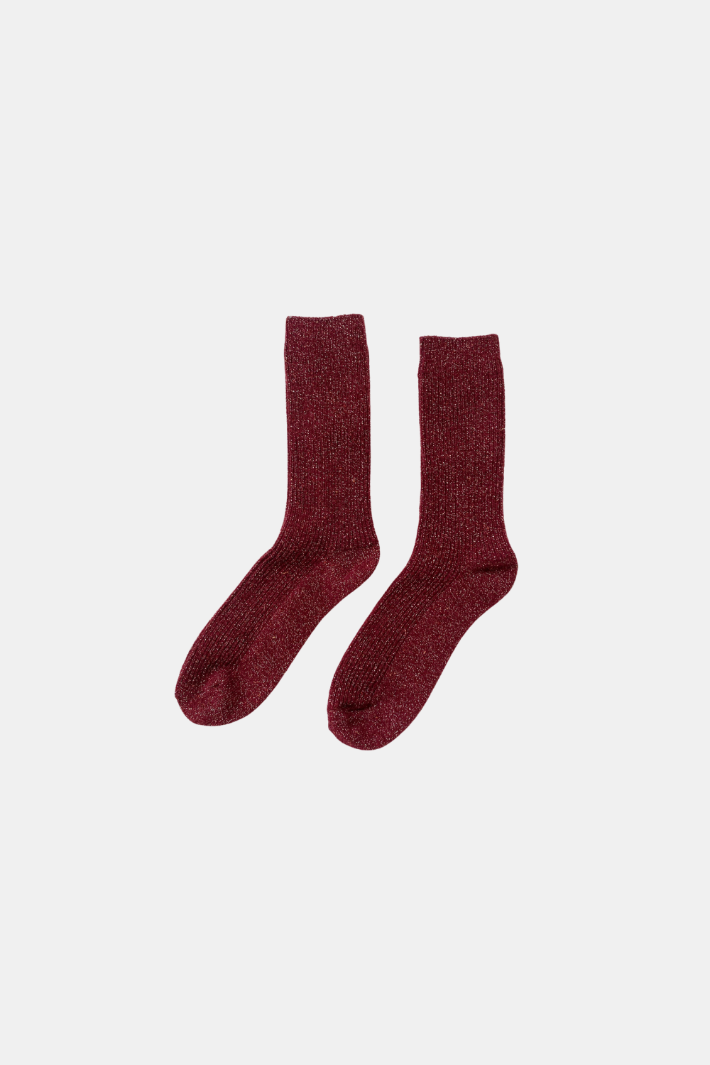 LE BON SHOPPE WINTER SPARKLE SOCKS WINE