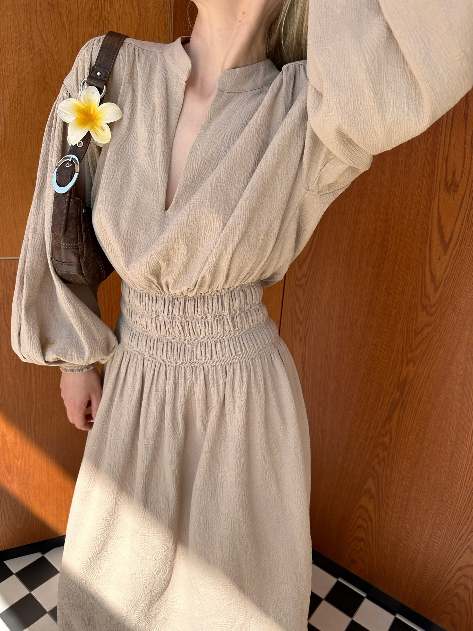 JASPER DRESS BEIGE