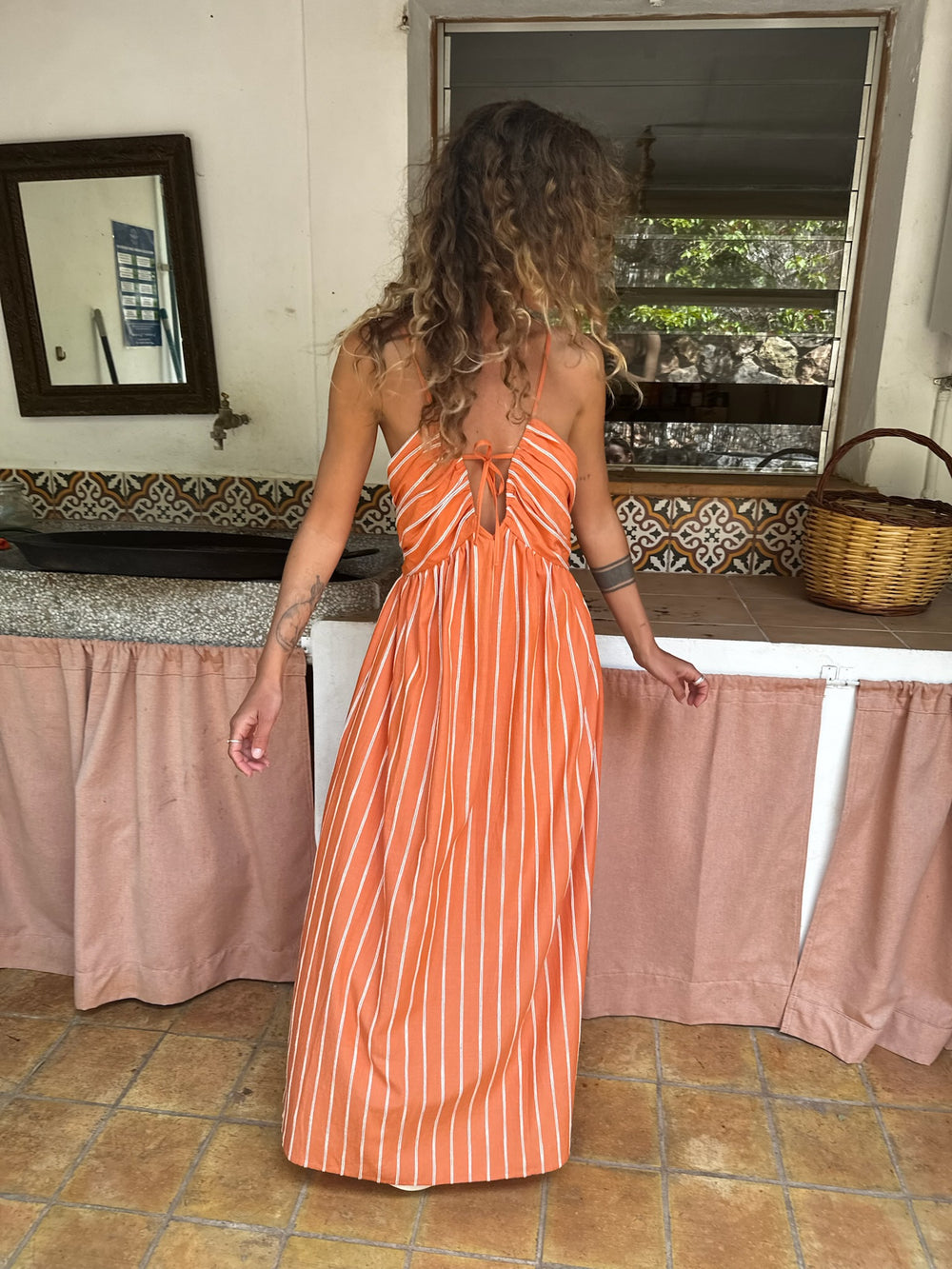 MAEVE DRESS ORANGE