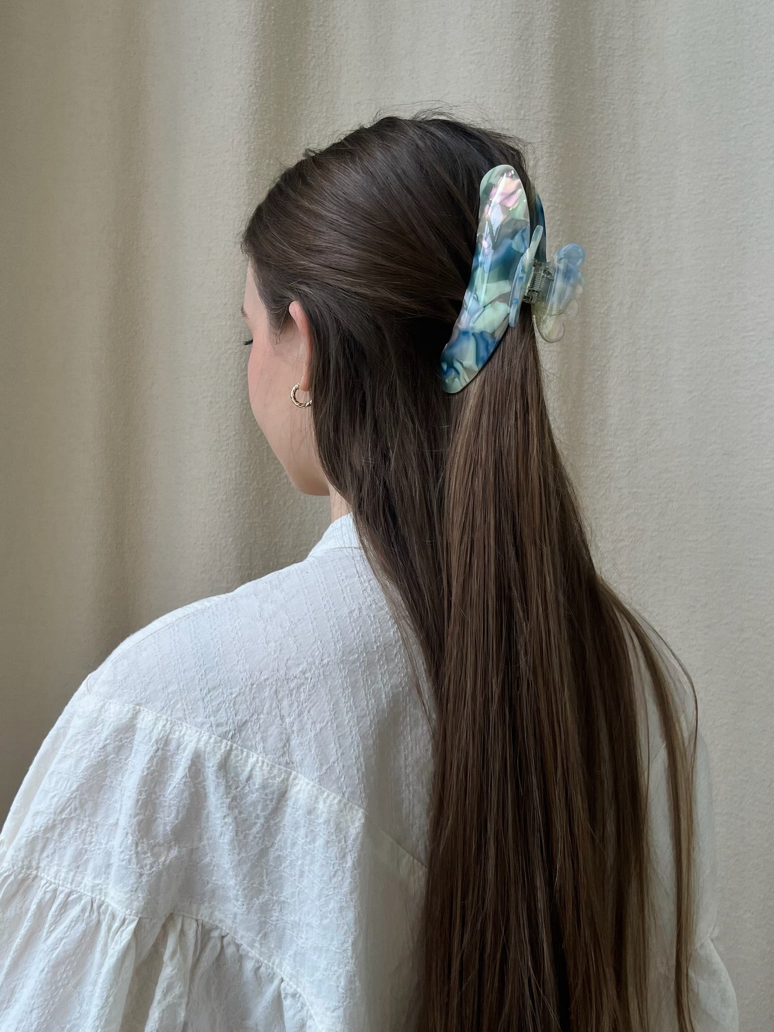 SUI AVA HAIR CLIP HELLE MARBLE BIGGEST MULTI