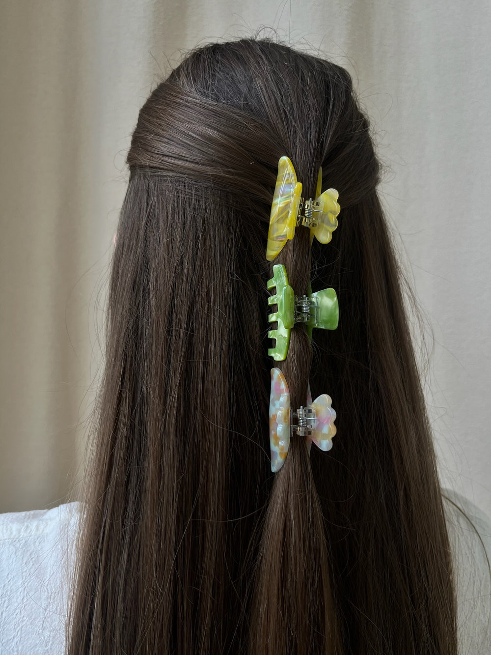 SUI AVA HAIR CLIP LEA EVERYDAY MINI GREEN