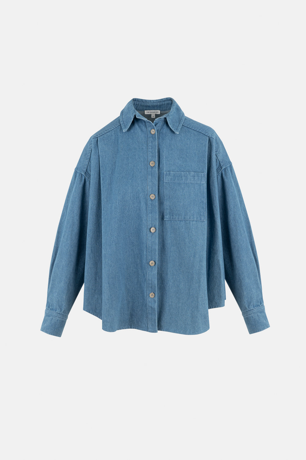 HOLLY OVERSIZE DENIM SHIRT BLUE