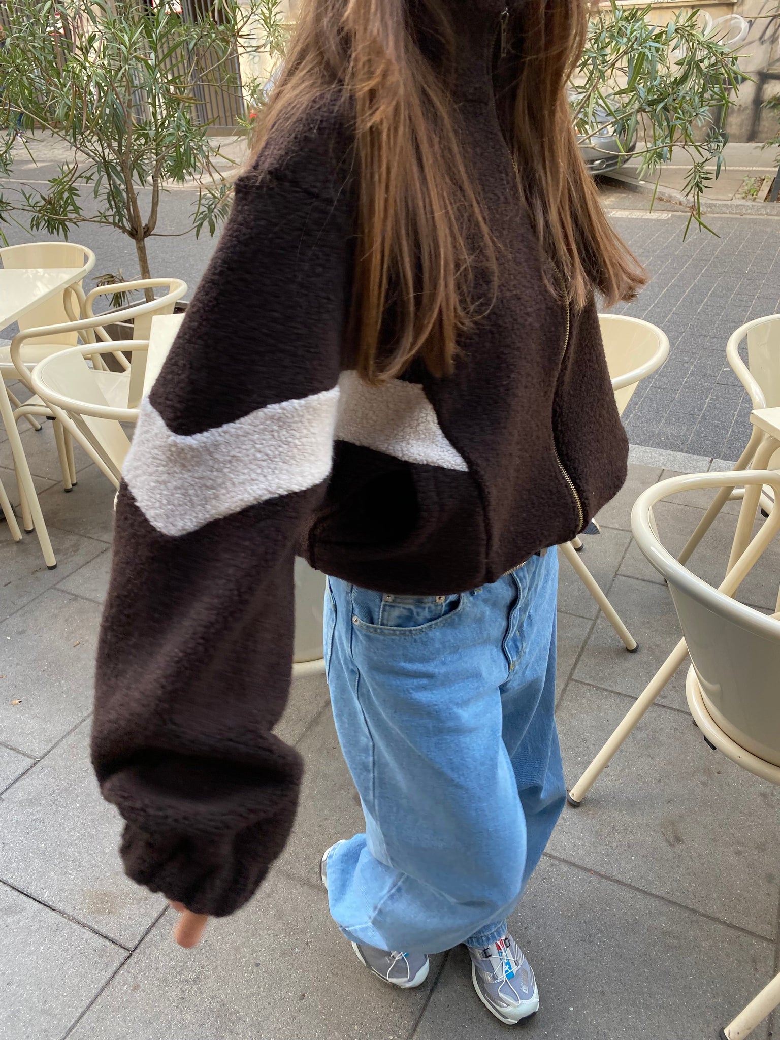 NICO WOOLEN SWEATSHIRT BROWN