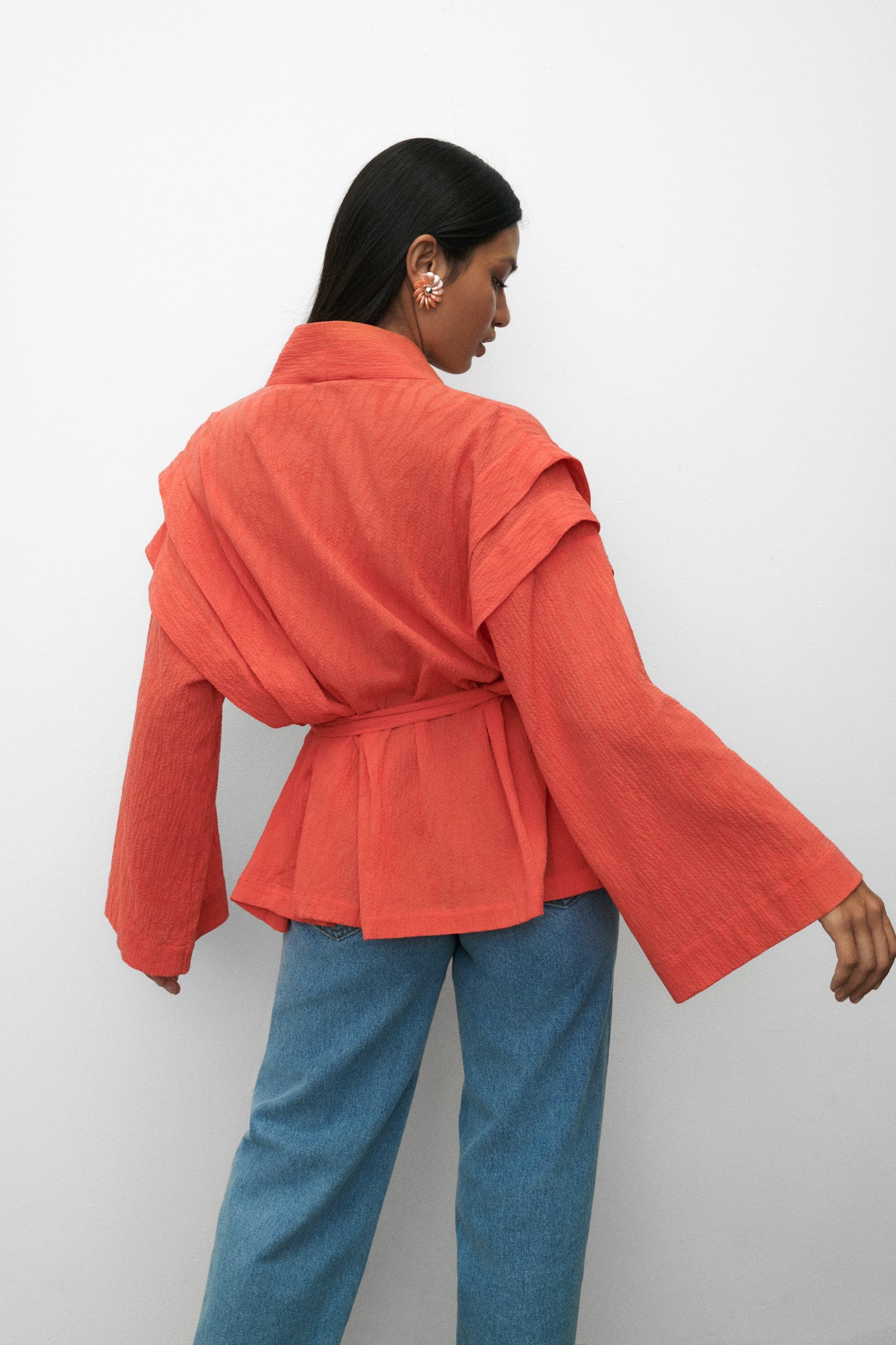 PHILOU KIMONO RED